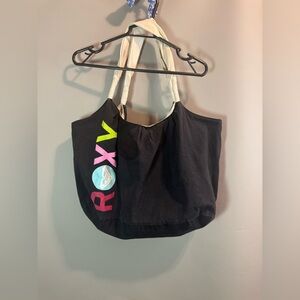 Vintage ROXY Shoulder Carry All  Weekend Bag Purse Tote Bag Accessories Bag Y2K